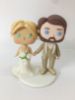 Picture of Funko Pop Bride & Groom Wedding Cake Topper, Blonde Bride & Bearded Groom Funko Pop Figures 