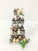 Picture of Wedding Cupcake Tower Ornament, Cupcake Tower Replica Figurine, 1st Anniversary Gifts 