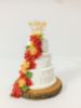 Picture of Autumn Wedding Cake Replica, Fall Wedding Cake Ornament Keepsake, Mother's day gift