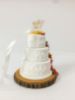 Picture of Autumn Wedding Cake Replica, Fall Wedding Cake Ornament Keepsake, Mother's day gift