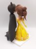 Picture of Batman & Belle Wedding Cake Topper, Superhero & Disney Princess Themed Wedding