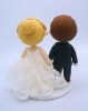Picture of Animal Crossing Wedding Cake Topper, Villager Bride & Groom Wedding Cake Topper