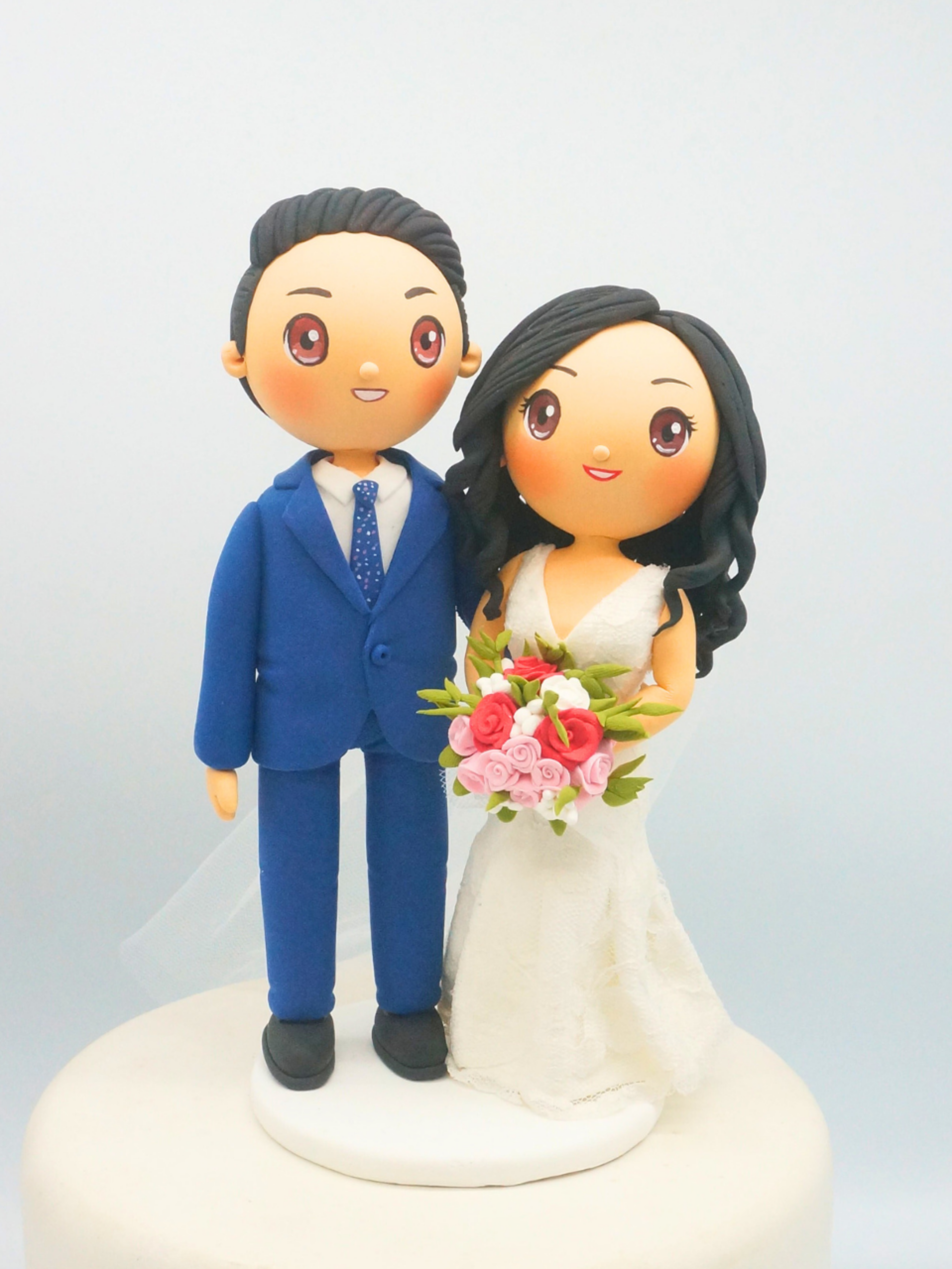 Picture of Beautiful Bride & Groom Wedding Cake Topper