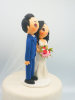 Picture of Beautiful Bride & Groom Wedding Cake Topper