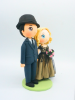 Picture of Gothic wedding cake topper