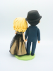 Picture of Gothic wedding cake topper