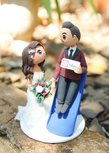 Picture of Instagram wedding cake topper