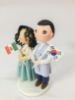 Picture of Korean & Mexican Wedding Cake Topper, Korean Hanbok Wedding Cake Topper