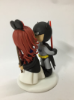 Picture of Batman Groom & Ravenclaw Bride Wedding Cake Topper,  Superhero Themed Cake, Movie Inspired Wedding