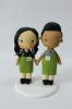 Picture of Barista Wedding Cake Topper, Co-Worker love Wedding Cake Topper