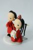 Picture of Korean & Chinese Wedding Cake Topper, Hanbok Wedding Cake Topper,  Hanfu Wedding Cake Topper, South East Asian Wedding Gifts