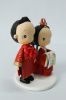 Picture of Korean & Chinese Wedding Cake Topper, Hanbok Wedding Cake Topper,  Hanfu Wedding Cake Topper, South East Asian Wedding Gifts