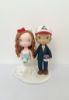 Picture of Pokemon & Hello Kitty Wedding Cake Topper, Ash Groom & Hello Kitty Bride Clay Figurine