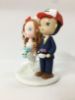 Picture of Pokemon & Hello Kitty Wedding Cake Topper, Ash Groom & Hello Kitty Bride Clay Figurine