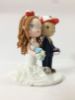 Picture of Pokemon & Hello Kitty Wedding Cake Topper, Ash Groom & Hello Kitty Bride Clay Figurine