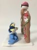 Picture of Vaporeon and Glaceon Pokemon Wedding Cake Topper with Floral Arch, Commission Pokemon Character