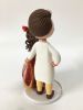 Picture of Saree & Sherwani Indian Wedding Cake Topper, Wedding Gifts for Indian Couples, Traditional Asian Wedding Decor