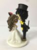 Picture of Harry Potter Groom & Mickey Bride Wedding Cake Topper, Forehead kissing couple