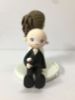 Picture of Bride Dragging Groom Wedding Cake Topper, Wind Lovers groom & bride topper, Funny Wedding cake topper