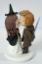 Picture of Jedi Groom & Wizard Bride Wedding Cake Topper, Star Wars & Harry Potter Wedding Theme, Movie Fandom Wedding Decor