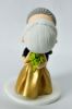 Picture of Gold Wedding Anniversary Cake Topper, 50th Wedding Anniversary Keepsake, Gold Wedding Figurine