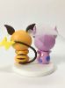 Picture of Raichu & Sableye Wedding Cake Topper, Pokemon Commission Cake Topper, Game lover collectable 