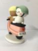 Picture of Bubu & Dudu on Vespa Wedding Cake Topper, Clay figurine from Sticker, Custom Commission Character