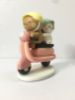 Picture of Bubu & Dudu on Vespa Wedding Cake Topper, Clay figurine from Sticker, Custom Commission Character