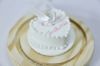 Picture of Trending heart wedding cake ornament, vintage wedding cake replica, Heart Shape wedding cake