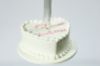 Picture of Trending heart wedding cake ornament, vintage wedding cake replica, Heart Shape wedding cake