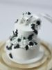 Picture of Personalized Wedding Cake Replica, Miniature Wedding Cake Ornament, 1st Anniversary Gift