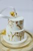 Picture of Gold Rose Wedding Cake Ornament, Two-Tier Wedding Cake Replica, Unique Gifts for Newlyweds