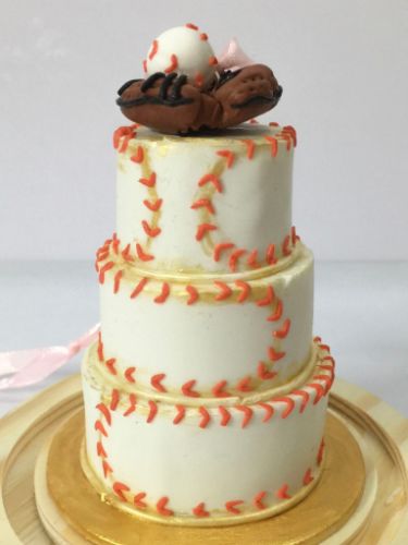Picture of Baseball Cake Replica, Gifts for Baseball Fan, Celebrate Gift for Baseball lover