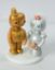 Picture of Robot wedding cake topper, Steampunk wedding cake topper, Gold & silver anniversary