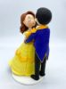 Picture of Princess Belle Bride & Prince Charming Groom Wedding Cake Topper, Disney Princess Wedding Theme, Beauty and the Beast Wedding Cake Topper