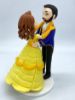 Picture of Princess Belle Bride & Prince Charming Groom Wedding Cake Topper, Disney Princess Wedding Theme, Beauty and the Beast Wedding Cake Topper