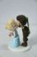 Picture of Star Wars & Cinderella Inspired Bride and Groom Wedding Cake Topper, Kissing bride groom topper